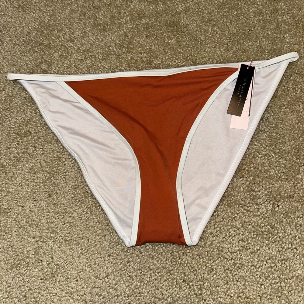 Victoria's Secret Brown and White Bikini Bottom